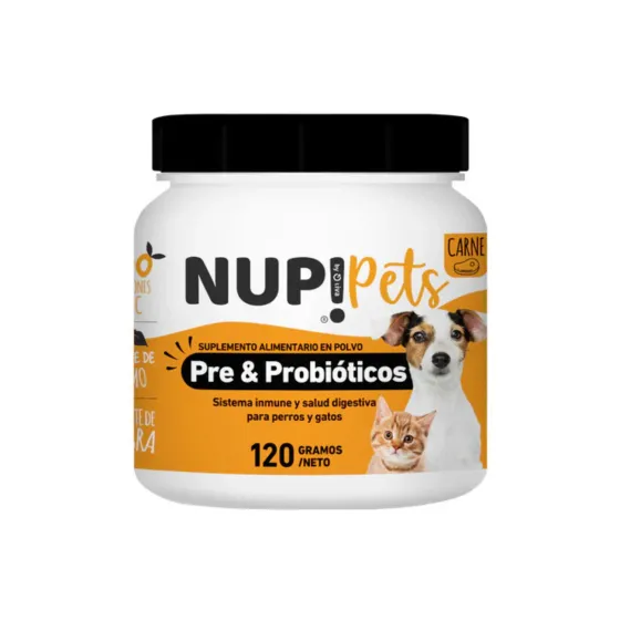 Nup! Pets Pre y Probióticos Carne 120 gr
    