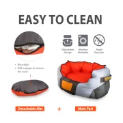 Gigwi Place Cama Redonda Gris