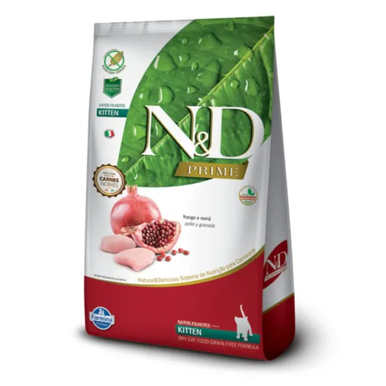 Natural And Delicious Prime Pollo y Granada Felino Kitten 7.5kg VENCE MARZO 2026
    