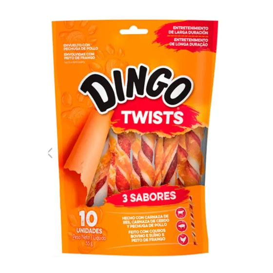 Dingo Twists 3 Sabores 10 Un
    