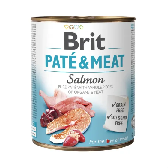Brit Salmon Pate and Meat 800 Gr
    