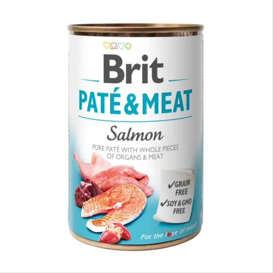 Brit Salmon Pate and Meat 400 Gr
    