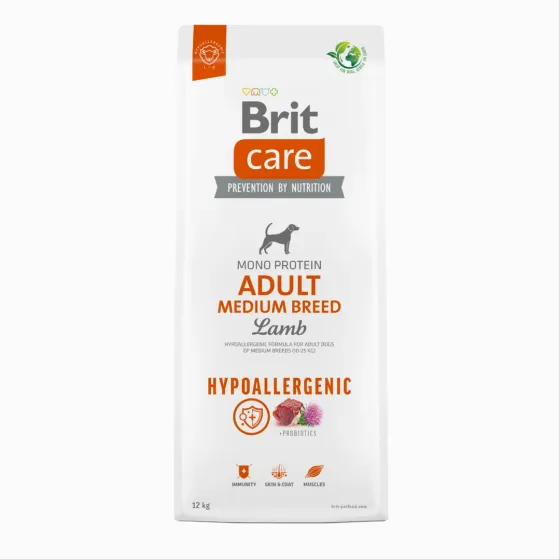 Brit Care Dog Hypoallergenic adult Medium Breed Lamb 12 Kg
    