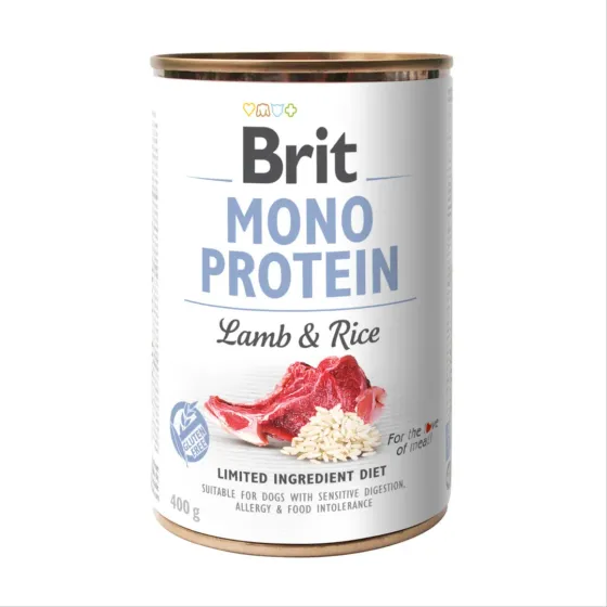 Brit Mono Protein Lamb and Rice 400 Gr
    