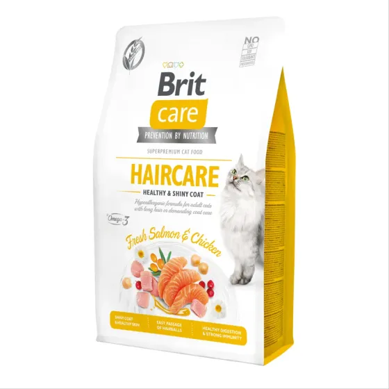 Brit Care Cat Haircare Healthy and Shiny Coat Fresh Salmon and Chicken 2kg
    