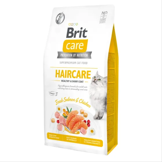 Brit Care Cat Haircare Healthy and Shiny Coat Fresh Salmon and Chicken 7kg
    